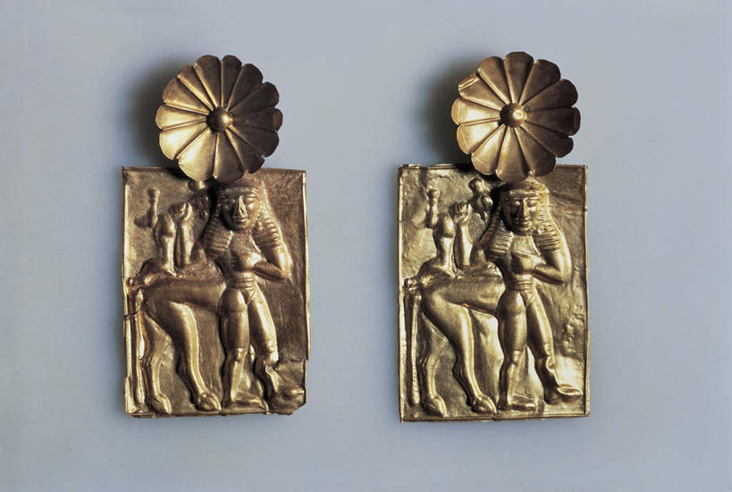 无人,横图,欧洲,土耳其,亚洲,蓝色背景,神话,古代,两个,摄影,西亚,古希腊,美术工艺,半人马座,彩图,影棚拍摄,土耳其共和国,爱琴海地区,过去