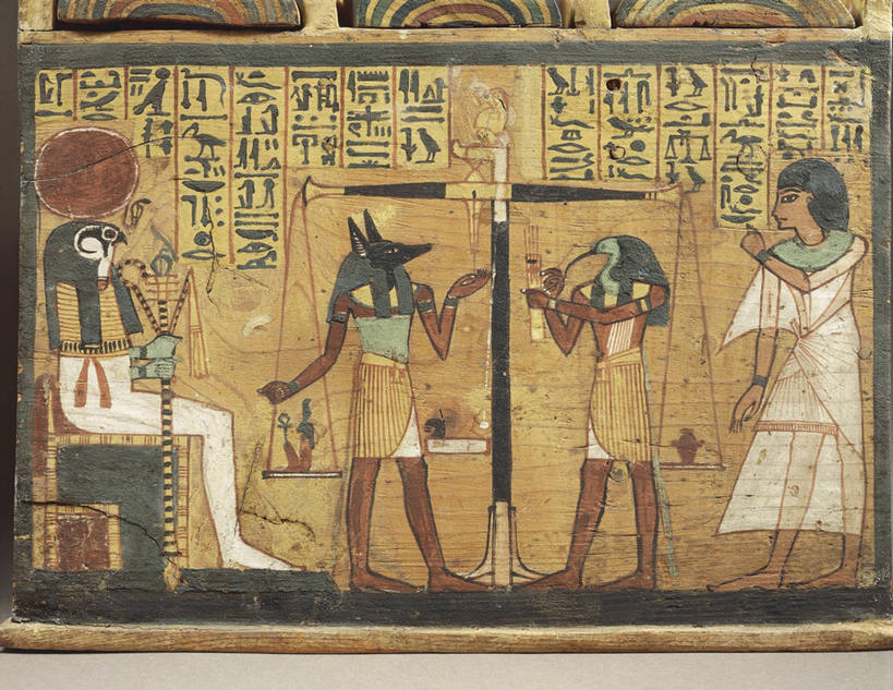 成年人,四个人,站,横图,插画,室内,特写,白天,数码,科技,阴影,神话,网络,木制,高光,几何,计算机图形,合成,图画,历史,文化,画,古代,容器,摄影,宗教,死亡,电脑合成图,数码合成图,合成图,传说,豺,漫画,阿努比斯,猎鹰,朱鹭,写实,具体,具象,守护神,古代文明,荷鲁斯,美术工艺,法老守护神,胡狼头神,丧葬之神,埃及神话,男人,彩图,神,等臂天平,过去