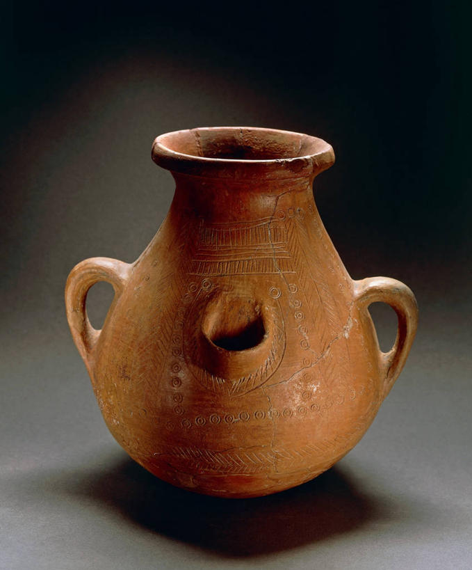 无人,竖图,黑色背景,陶瓷制品,水壶,古代,一个,摄影,单个,古代文明,式样,美术工艺,彩图,影棚拍摄