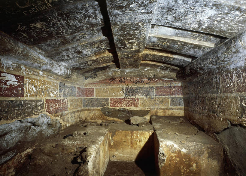 无人,横图,室内,建筑,意大利,历史,摄影,考古学,坟墓,拉奇奥,彩图,过去