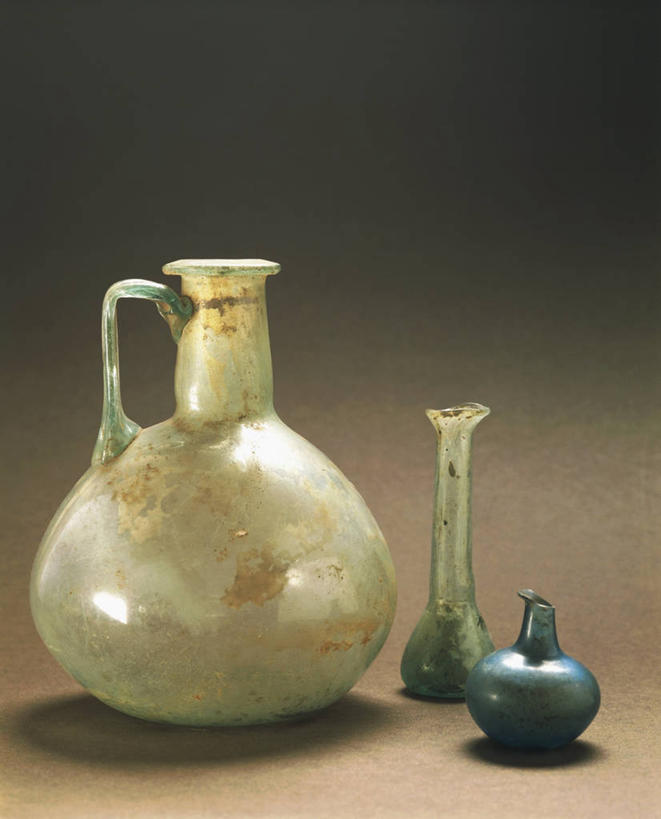 无人,竖图,静物,药膏,古罗马,水壶,古代,三个,容器,工艺品,摄影,彩图,影棚拍摄