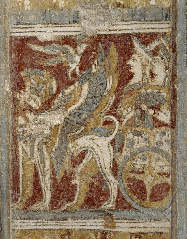 无人,坐,竖图,侧面,马,推车,马车,运输,摄影,女神,石棺,古代文明,美术工艺,彩图,全画面,全框架,全帧,全画幅