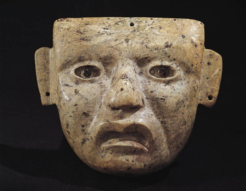 无人,横图,正面,墨西哥,黑色背景,历史,一个,摄影,单个,拉丁美洲,狄奥提瓦康,灵性,美术工艺,彩图,影棚拍摄,阿兹特克文明,拟人,拉美文明,过去