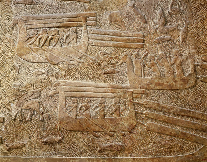 无人,拉,横图,侧面,重复,合作,团队,船,雕塑,伊拉克,一排,划桨,整齐,木制,标志,符号,历史,标识,排列,职业,运输,摄影,考古学,队列,圆木,性别符号,一致,美术工艺,彩图,男性符号,过去