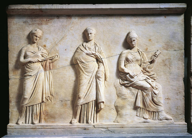 无人,模特,横图,雕塑,一排,黑色背景,整齐,古代,排列,一个,摄影,单个,灵感,优美,队列,希腊神话,古希腊,美术工艺,模特儿,彩图,影棚拍摄,浅浮雕