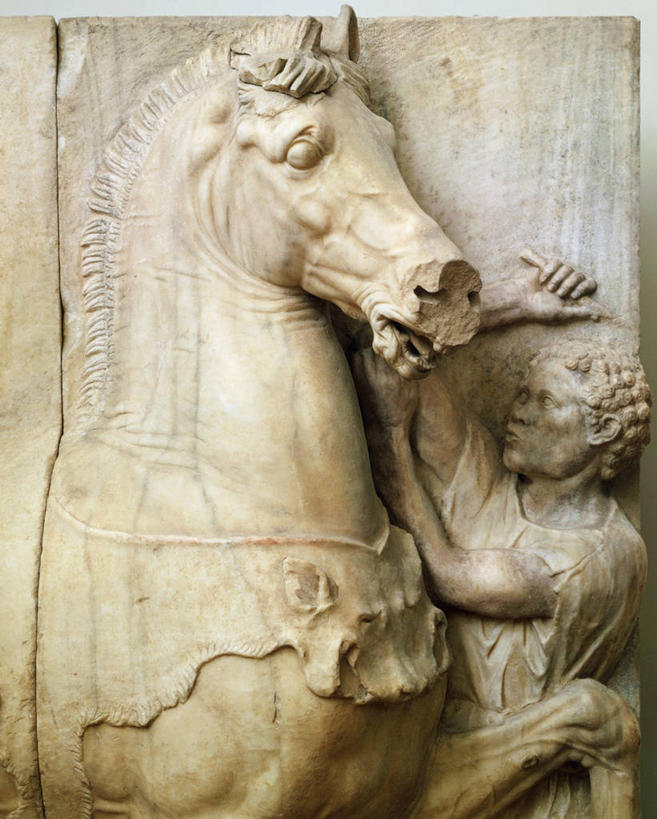 无人,站,竖图,特写,马,表演,标志,符号,首都,拿着,标识,扮演,摄影,演出,性别符号,古希腊,古代文明,驯兽师,半身,彩图,全画面,全框架,全帧,浅浮雕,全画幅,男性符号