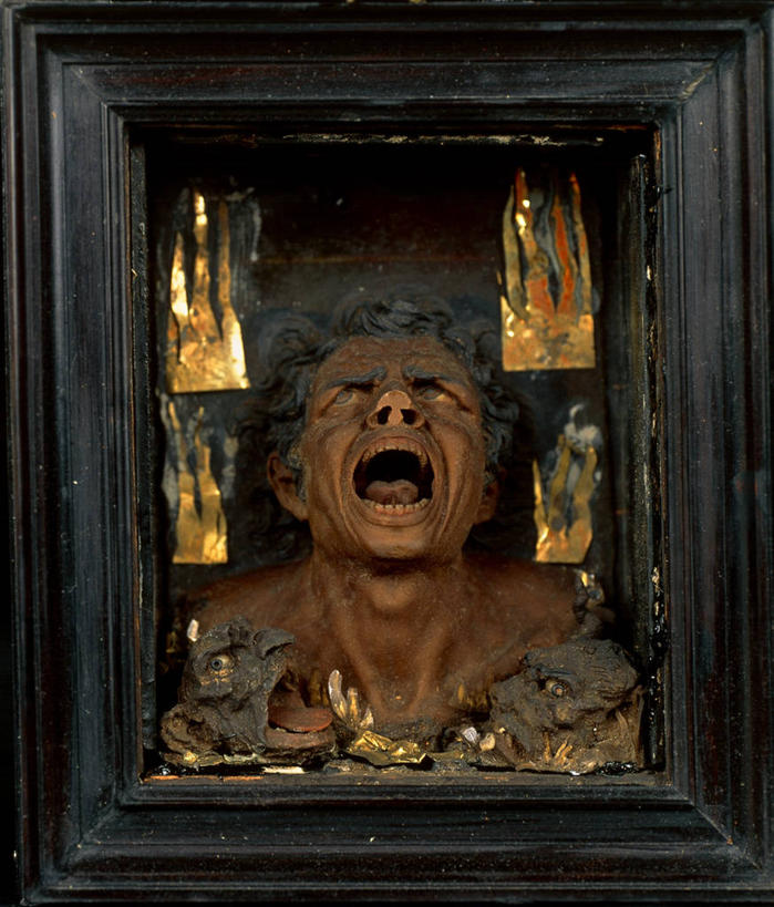 无人,竖图,室内,特写,神秘,相框,雕塑,标志,雕像,符号,火焰,标识,张嘴,摄影,尖叫,蜡,地狱,棺材,张大嘴巴,性别符号,灵性,美术工艺,张开嘴,彩图,乌木,男性符号