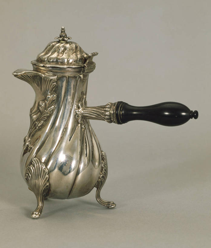 无人,竖图,特写,灰色背景,光线,咖啡壶,光芒,一个,灰色,财富,摄影,单个,18世纪,美术工艺,彩图,影棚拍摄