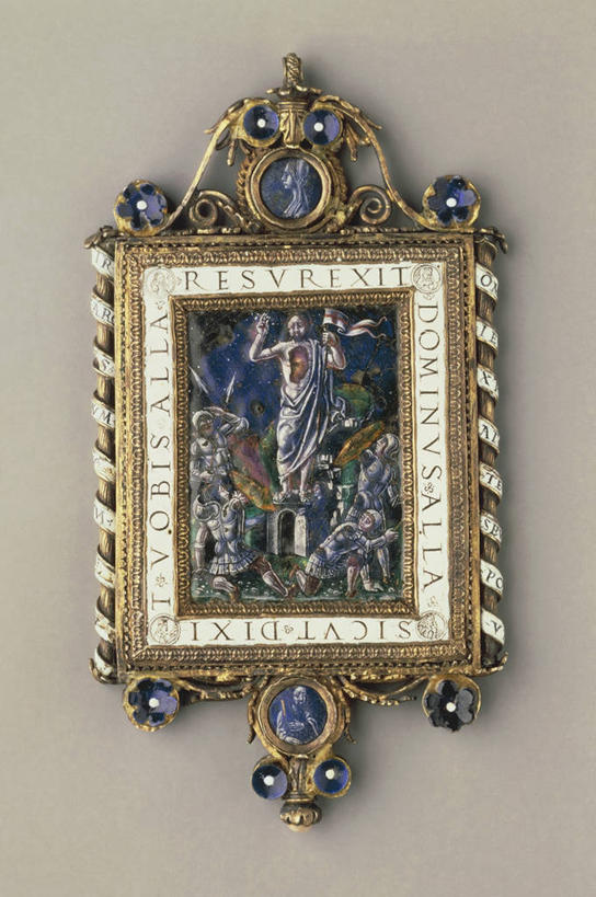 无人,竖图,特写,正面,珐琅,珠宝,灰色背景,珍珠,一个,灰色,摄影,宗教,单个,英文字母,基督,基督教,天主教,耶稣,救世主,基利斯督,弥赛亚,默西亚,项坠,美术工艺,彩图,影棚拍摄,珠母