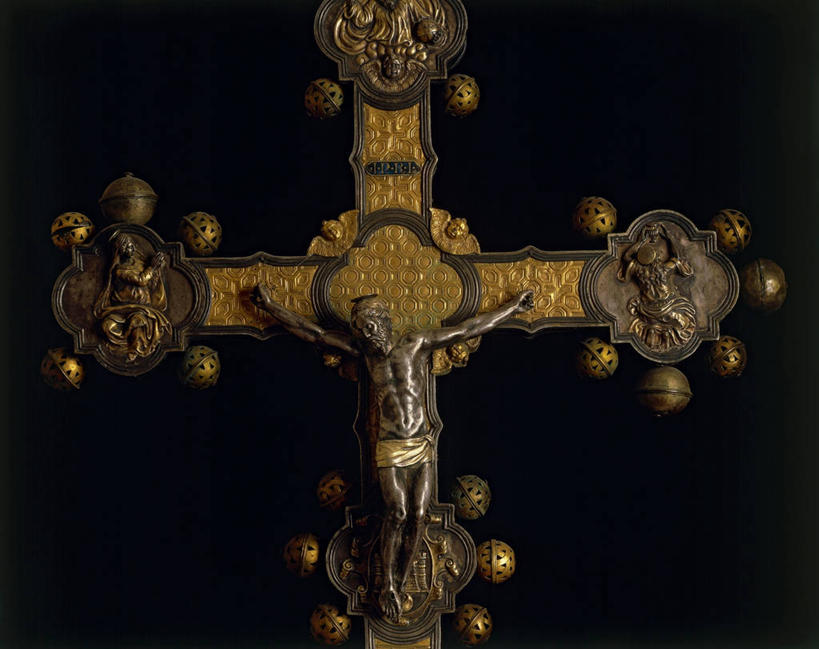 无人,横图,特写,黑色背景,十字架,摄影,宗教,古董,基督,基督教,天主教,耶稣,救世主,基利斯督,弥赛亚,默西亚,美术工艺,彩图,影棚拍摄