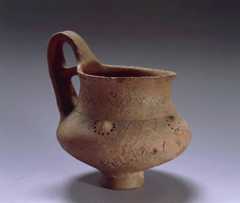 无人,横图,特写,粉色背景,褐色,历史,水壶,一个,摄影,单个,考古学,简单,美术工艺,几何形状,彩图,影棚拍摄