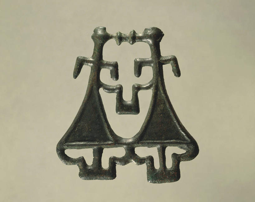 无人,横图,一个,摄影,单个,青铜,项坠,美术工艺,彩图,影棚拍摄