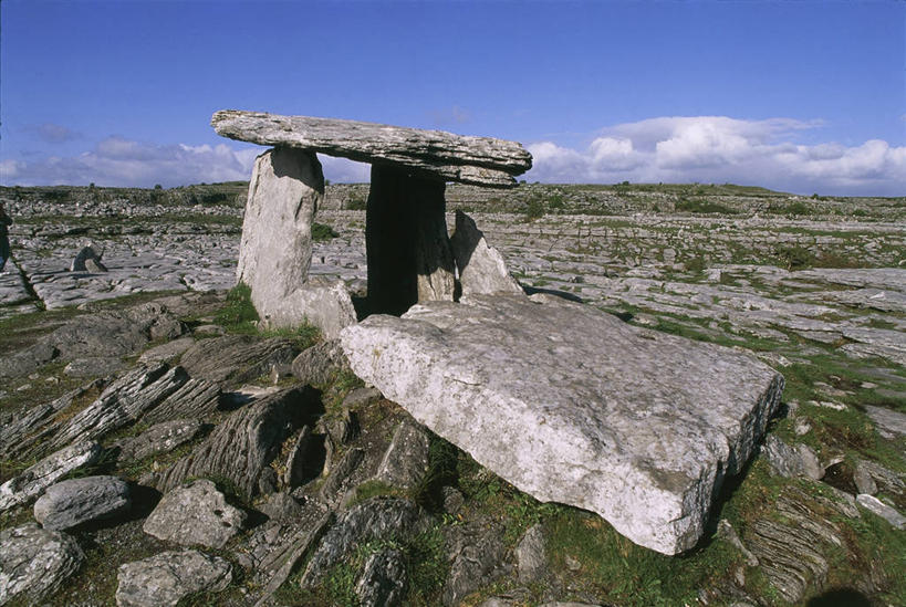 无人,横图,室外,白天,建筑,爱尔兰,历史,废墟,摄影,考古学,克莱尔郡,彩图,巴伦,爱尔兰文化