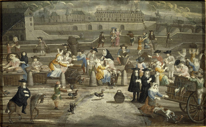 成年人,横图,俯视,室外,白天,民族服装,绘画,法国,艺术,首都,许多人,古典,文化,工艺品,品味,一群人,摄影,美术,高雅,购买,贩卖,新桥,美学,男人,女人,彩图,高角度拍摄,传统服装,民俗服,街市