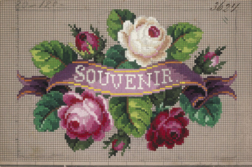 无人,横图,玫瑰,纺织品,刺绣,花纹,装饰,缎带,纪念品,花束,摄影,英文字母,式样,美术工艺,彩图,影棚拍摄,传统文化