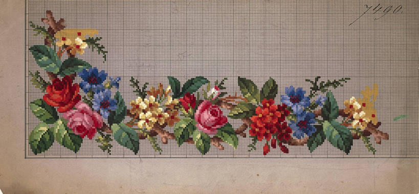 无人,横图,全景,特写,玫瑰,叶子,刺绣,花纹,角落,历史,花,一个,工艺品,摄影,单个,缝纫,边,部分,拼接,矢车菊,针织品,式样,美术工艺,彩图,影棚拍摄