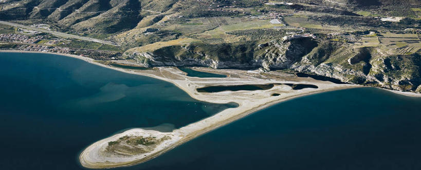 无人,横图,全景,俯视,航拍,室外,白天,山,意大利,海岸线,悬崖,摄影,宁静,鸟瞰,盐湖,彩图,高角度拍摄,旅行