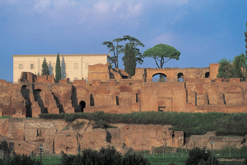 无人,横图,室外,白天,安全,山,植物,建筑,意大利,欧洲,罗马,城堡,墙,云,围墙,首都,图像,历史,砖墙,城墙,废墟,树,天空,概念,摄影,保护,人造,地中海文化,南欧,主题,自然现象,意大利文化,地貌,构图,罗马省,彩图,旅行,时空,传统文化,派拉庭山丘