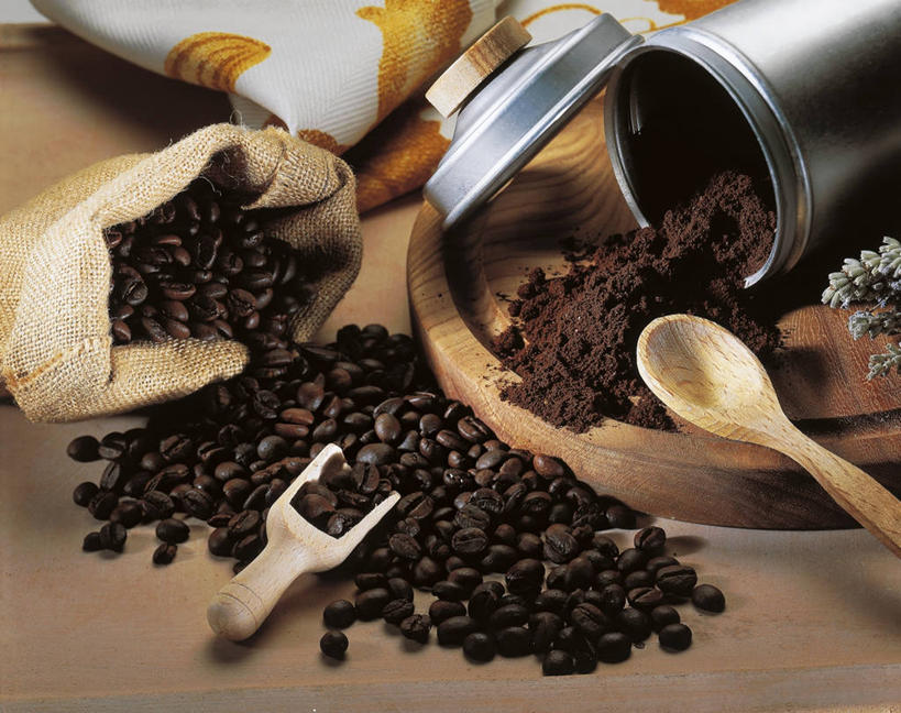 无人,横图,室内,特写,一把,许多,丰富,盖子,很多,饮食,容器,汤匙,咖啡豆,摄影,生活方式,健康食物,彩图