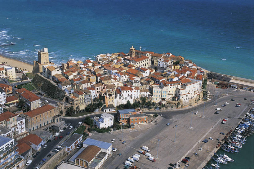 无人,横图,俯视,航拍,室外,白天,海洋,建筑,船,意大利,欧洲,云,城镇,天空,运输,摄影,鸟瞰,地中海文化,意大利文化,彩图,高角度拍摄,莫利塞