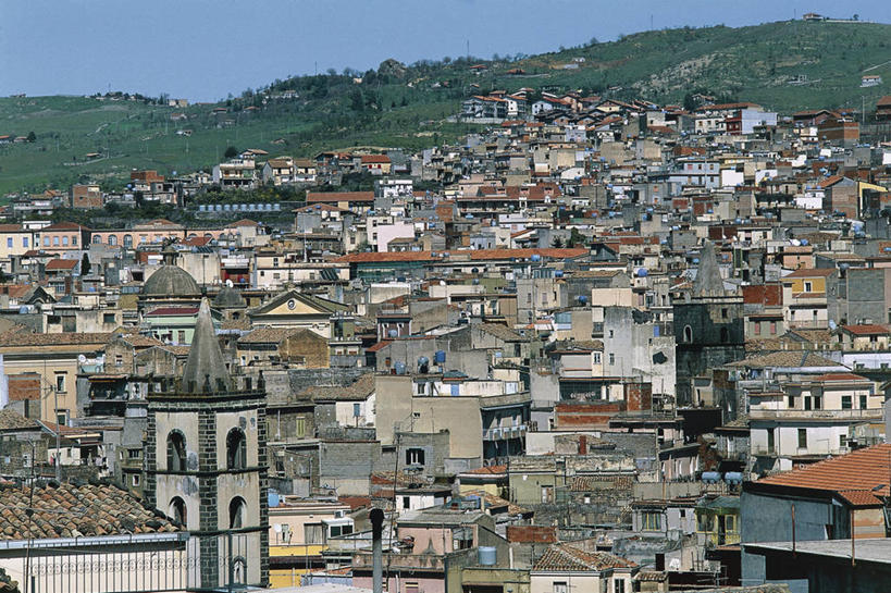 无人,横图,俯视,室外,白天,度假,美景,城市风光,城市,建筑,意大利,欧洲,景观,娱乐,天空,享受,休闲,景色,放松,摄影,西西里,地中海文化,意大利文化,万里无云,卡塔尼亚,彩图,高角度拍摄