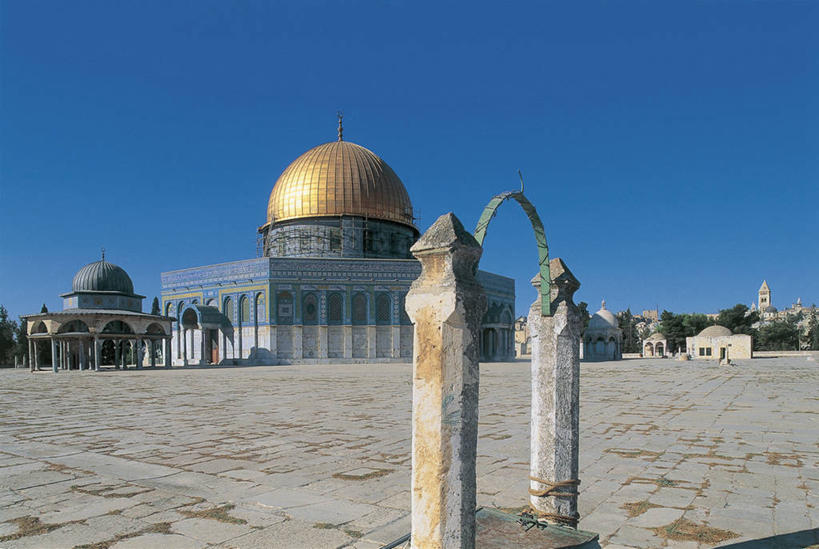 无人,横图,室外,白天,城市,建筑,土耳其,以色列,亚洲,首都,地标建筑,摄影,宗教,伊斯兰教,中东,圆顶建筑,宗教建筑,清真寺,西亚,伊斯坦布尔,万里无云,蓝色清真寺,素檀何密清真寺,耶路撒冷,苏丹艾哈迈德清真寺,灵性,彩图,土耳其共和国,君士坦丁堡,苏丹清真寺