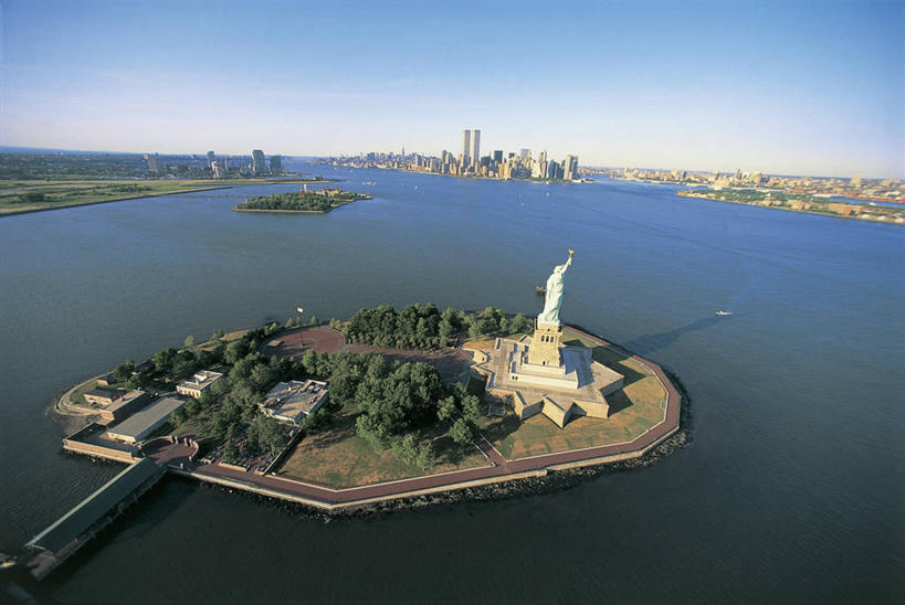 无人,横图,俯视,室外,白天,自由,城市,雕塑,自由女神像,纽约,美国,雕像,哈德逊河,自由岛,地标建筑,独立,大西洋,摄影,北美,美国文化,爱国主义,纽约州,彩图,高角度拍摄,排除