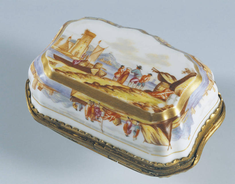 无人,横图,室内,特写,德国,欧洲,艺术,陶瓷制品,历史,盒子,一个,摄影,单个,西欧,鼻烟壶,中欧,美术工艺,设计,彩图,影棚拍摄,海港