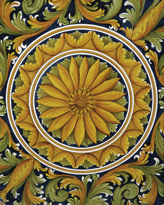 无人,竖图,室内,特写,背景,家具,桌子,意大利,欧洲,花纹,艺术,陶瓷制品,历史,一个,装饰物,摄影,单个,西欧,地中海文化,南欧,意大利文化,式样,美术工艺,设计,彩图,全画面,全框架,全帧,影棚拍摄,卡尔塔吉罗内,全画幅