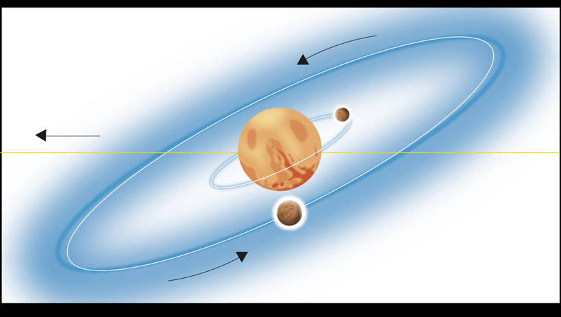 无人,横图,插画,白色背景,数码,科技,指示牌,阴影,太空,网络,圆形,标志,图表,文字,月亮,高光,几何,计算机图形,合成,图画,方向,标识,箭头,画,白色,天空,戒指,行星,探索,电脑合成图,数码合成图,火星,指向,合成图,漫画,计算机制图,天文学,簇,类地行星,彩图,空间探索,火卫一