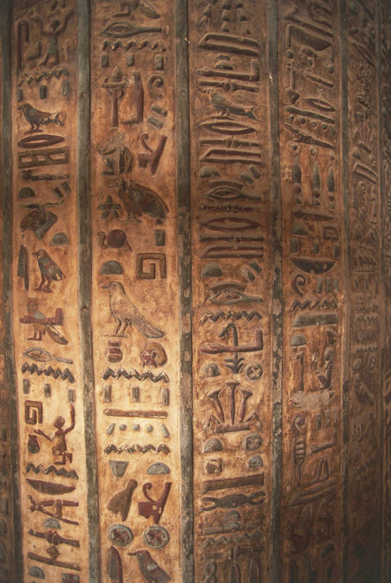 无人,竖图,室内,建筑,雕塑,埃及,柱子,摄影,中东,象形文字,北非,古埃及文明,古代文明,伊斯纳,彩图,浅浮雕,库努姆神殿