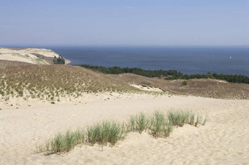 无人,横图,室外,白天,海洋,水,沙子,地平线,海岸线,水平线,地标建筑,摄影,波罗的海,立陶宛共和国,海滩,彩图,波罗的海三国,联合国教科文组织