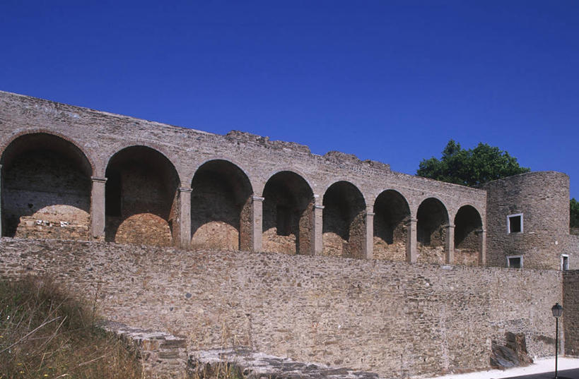 无人,横图,室外,白天,建筑,葡萄牙,城堡,拱门,纪念碑,围墙,历史,摄影,要塞,欧洲文化,伊比利亚半岛,彩图