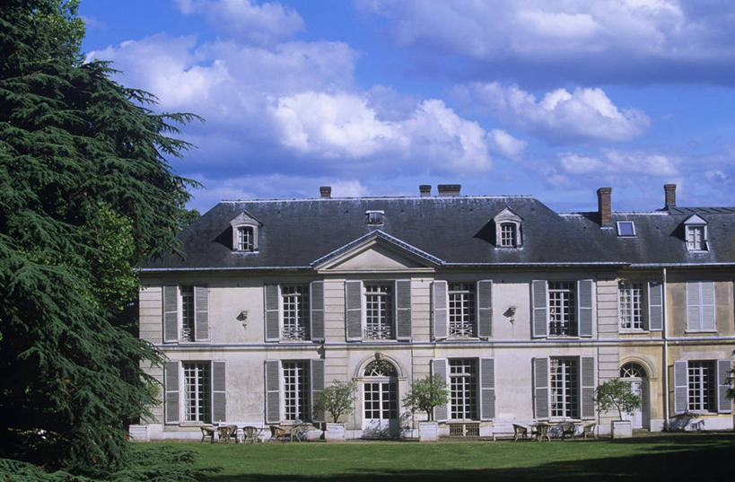 无人,横图,室外,白天,草坪,建筑,法国,城堡,庭院,历史,树,摄影,中欧,法兰西岛大区,彩图