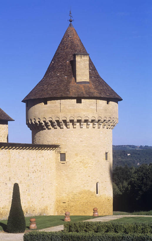 无人,横图,竖图,室外,白天,建筑,法国,欧洲,小路,塔,文艺复兴,历史,摄影,园林,西欧,法兰西,古典风格,法国文化,欧洲文化,中欧,法兰西共和国,阿基坦,法兰西第五共和国,亚魁当,阿基坦大区,彩图,花园路