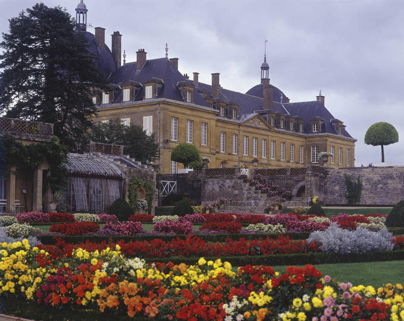 无人,横图,室外,白天,建筑,法国,丰富,温室,历史,花,摄影,园林,中欧,布根地,彩图,旅行