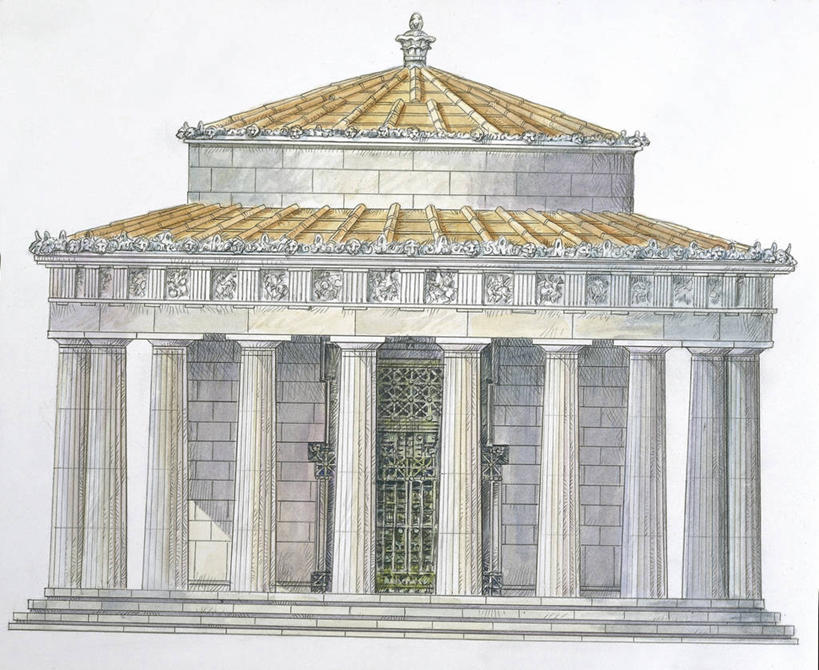 无人,横图,插画,室外,白天,白色背景,正面,数码,科技,建筑,希腊,欧洲,阴影,对称,网络,高光,几何,计算机图形,合成,图画,历史,画,一个,单个,考古学,电脑合成图,数码合成图,合成图,希腊文化,漫画,希腊共和国,写实,具体,具象,古希腊,古代文明,柱廊,彩图,联合国教科文组织,多利安式,德尔菲