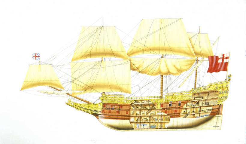 无人,横图,白色背景,侧面,船,英国,军事,历史,英格兰,白色,帆,运输,摄影,军舰,北欧,海军,横截面,战舰,军用战舰,战船,彩图