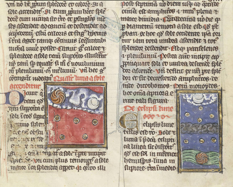 无人,横图,竖图,特写,太阳,建筑,法国,小的,太空,月亮,古代,天空,手稿,行星,摄影,宗教,文学,修道院,将军,中欧,月蚀,哲学家,古代文明,地质学,美术工艺,修院,大写字母,食,彩图,时代,古生物学