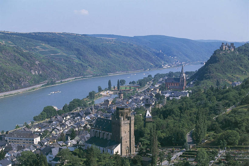 无人,横图,俯视,室外,河流,山,德国,欧洲,中间,流水,联合国,山谷,单词,摄影,灌木,西欧,德国文化,中欧,德意志联邦共和国,莱茵河,莱茵兰.普法尔茨州,自然地理,彩图,高角度拍摄,联合国教科文组织