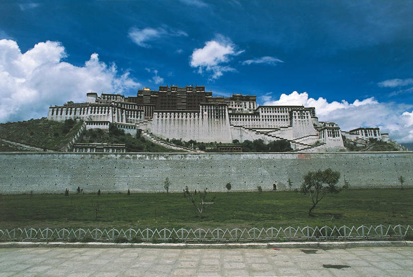 无人,横图,室外,建筑,布达拉宫,中国,亚洲,联合国,首都,拉萨,摄影,宗教,佛教,园林,中国文化,将军,西藏自治区,自然地理,彩图,联合国教科文组织