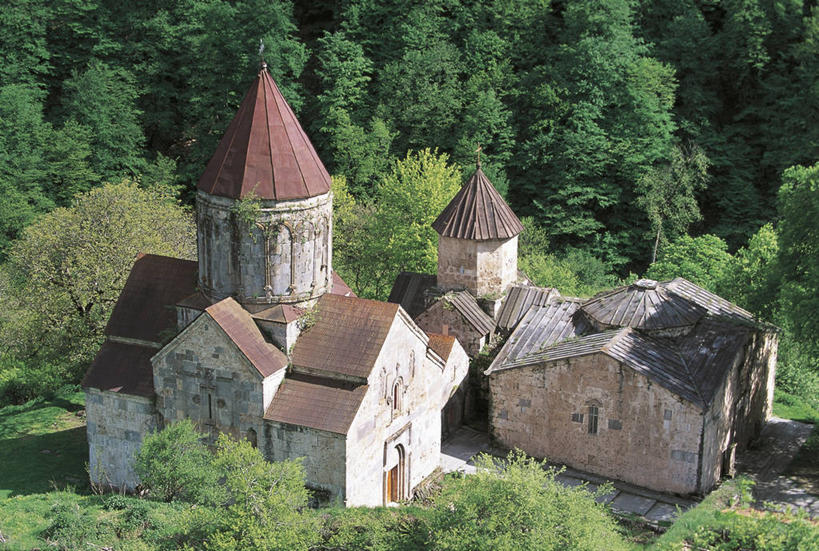 无人,横图,室外,建筑,亚美尼亚,亚洲,树,摄影,宗教,灌木,基督教,自然地理,彩图,外高加索,独联体