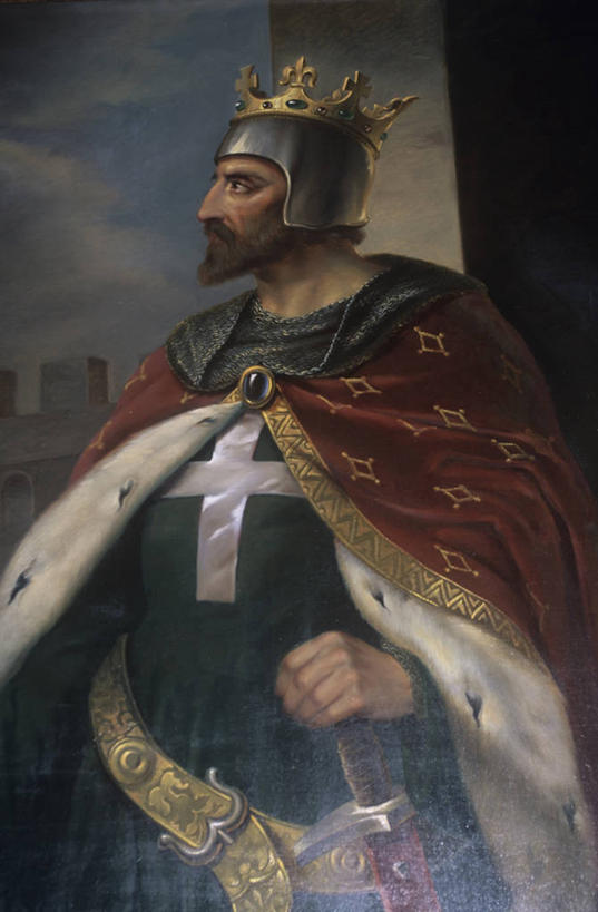 无人,竖图,室内,特写,欧洲,捷克,标志,符号,十字架,历史,标识,摄影,剑,作画,斗篷,哥特式风格,中欧,捷克共和国,皇室,性别符号,波西米亚,男性,王冠,彩图,浪漫主义,男性符号