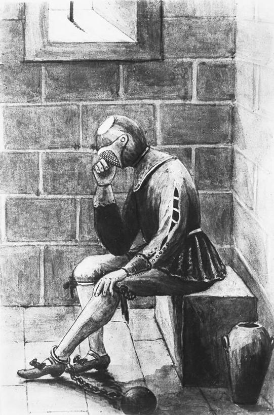 无人,竖图,黑白,侧面,寂寞,法国,印刷,标志,符号,头盔,历史,标识,石墙,监狱,摄影,击败,犯人,牢房,处罚,性别符号,男性符号