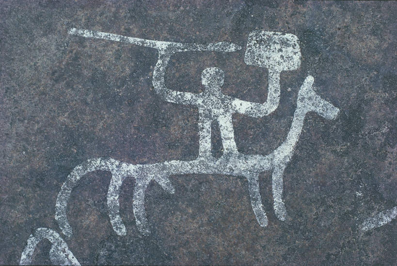 无人,横图,特写,瑞典,历史,地标建筑,摄影,作画,矛,猎人,史前时代,彩图