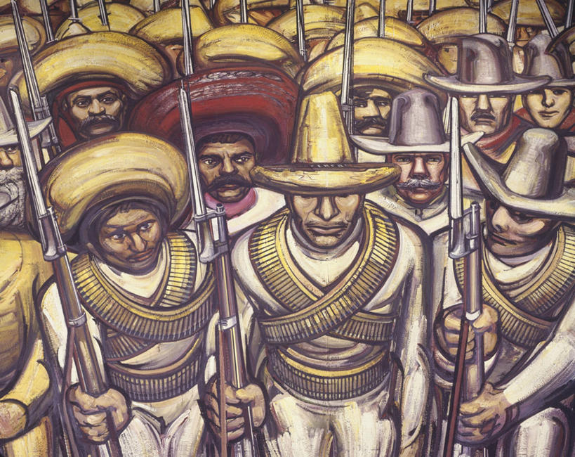 无人,站,横图,特写,帽子,墨西哥,标志,符号,拿着,历史,标识,武器,战争,摄影,拉丁美洲,作画,进攻,来福枪,性别符号,墨西哥文化,叛逆,刺刀,彩图,传统服装,男性符号