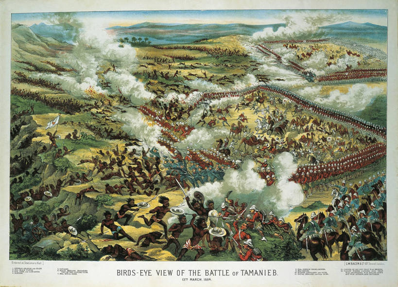 无人,吸烟,横图,俯视,山,苏丹,对抗,冲突,军事,地形,历史,战争,摄影,进攻,战役,彩图,高角度拍摄,帝国