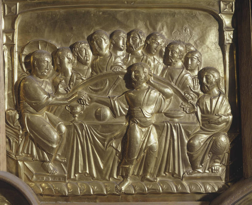 无人,寺庙,站,坐,横图,室内,特写,建筑,雕塑,德国,标志,符号,历史,标识,地标建筑,摄影,宗教建筑,祭坛,德国文化,性别符号,亚琛,彩图,大教堂,男性符号,联合国教科文组织,雕刻术