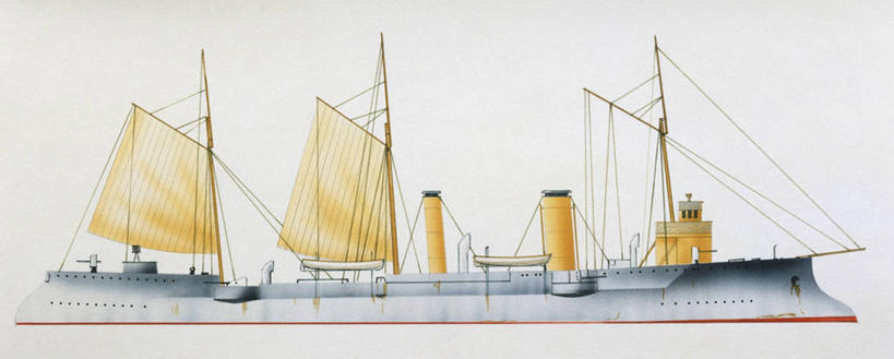 无人,横图,全景,室外,白天,白色背景,侧面,时尚,船,客轮,日本,军事,历史,一个,白色,邮轮,t台,摄影,单个,客船,海军,东亚,美术工艺,时装表演,时装秀,t型台,走秀,彩图,千岛群岛,大日本帝国海军