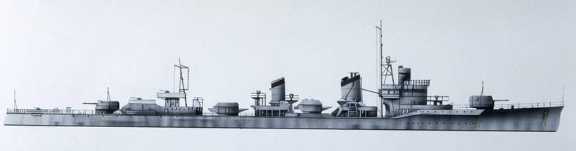 无人,横图,全景,室外,白天,侧面,时尚,船,日本,蓝色背景,军事,历史,一个,蓝色,t台,运输,摄影,军舰,单个,海军,战舰,东亚,驱逐舰,军用战舰,战船,时装表演,时装秀,t型台,走秀,彩图,大日本帝国海军